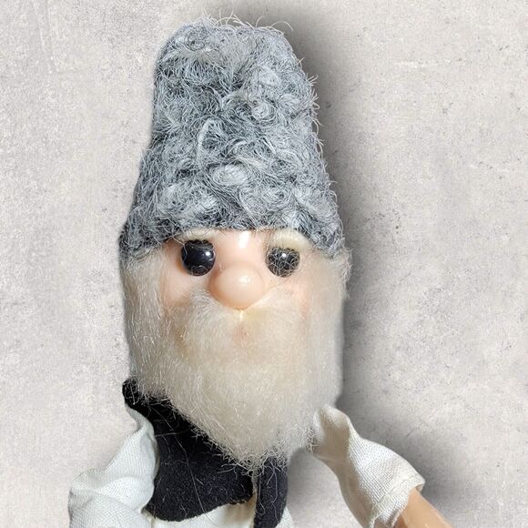 USSR Vintage Handmade Handcraft Old Man Figure Doll Statue Russian Soviet Union - Picture 3 of 9